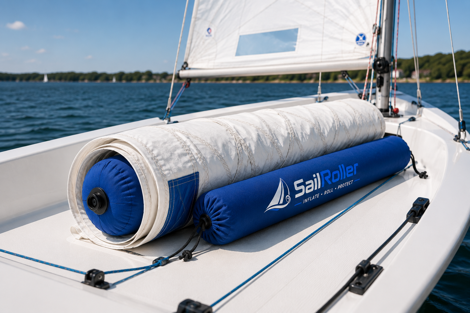 SailRoller auf einer Jolle